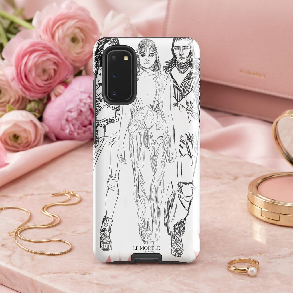 Fashion Model Illustration - Tough Case for Samsung®