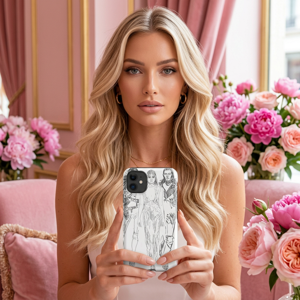 Fashion Model Illustration - Snap Case for iPhone®