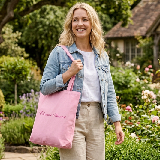 Eleanor Stewart Logo Cotton Color Tote Bag