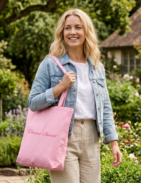 Eleanor Stewart Logo Cotton Color Tote Bag