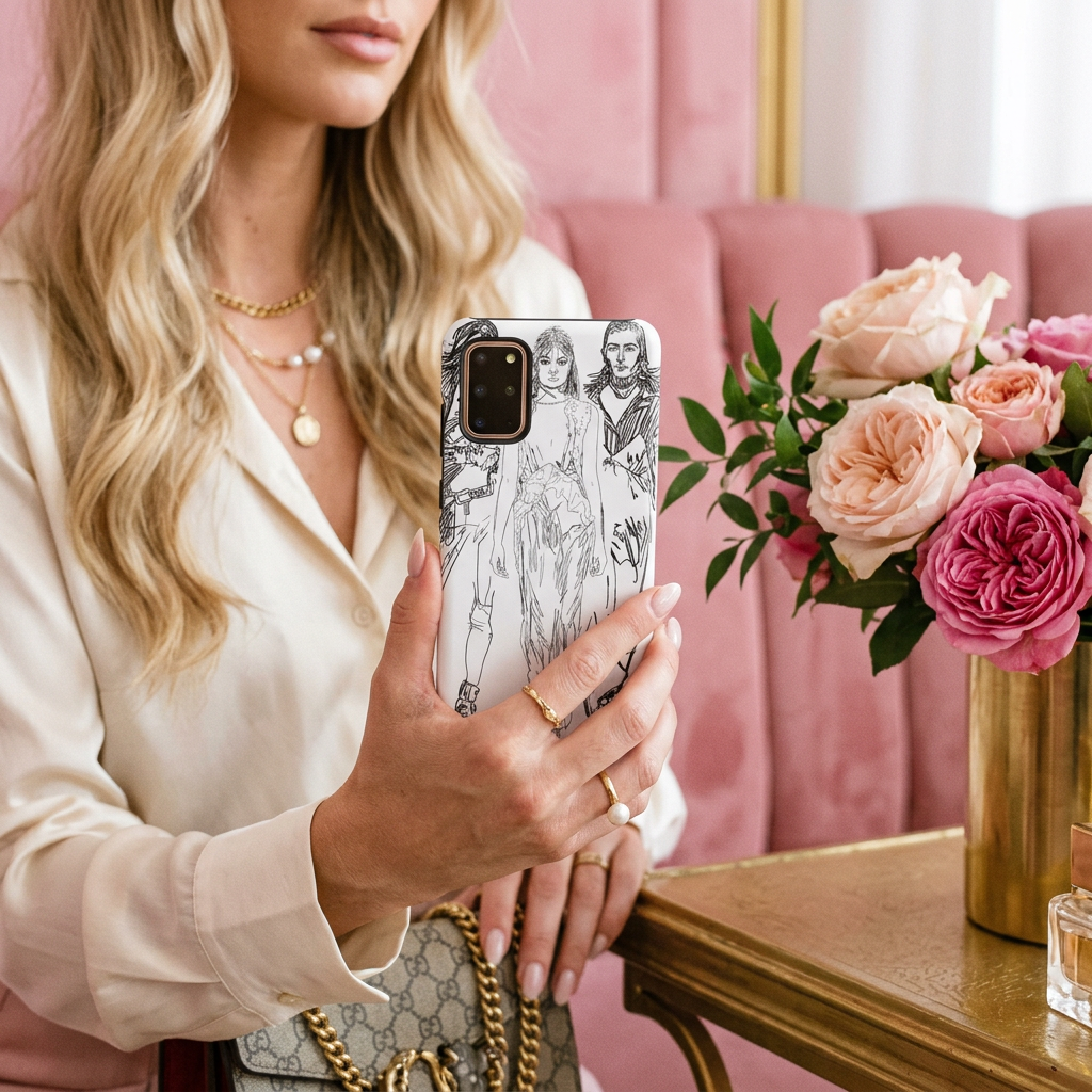 Fashion Model Illustration - Tough Case for Samsung®