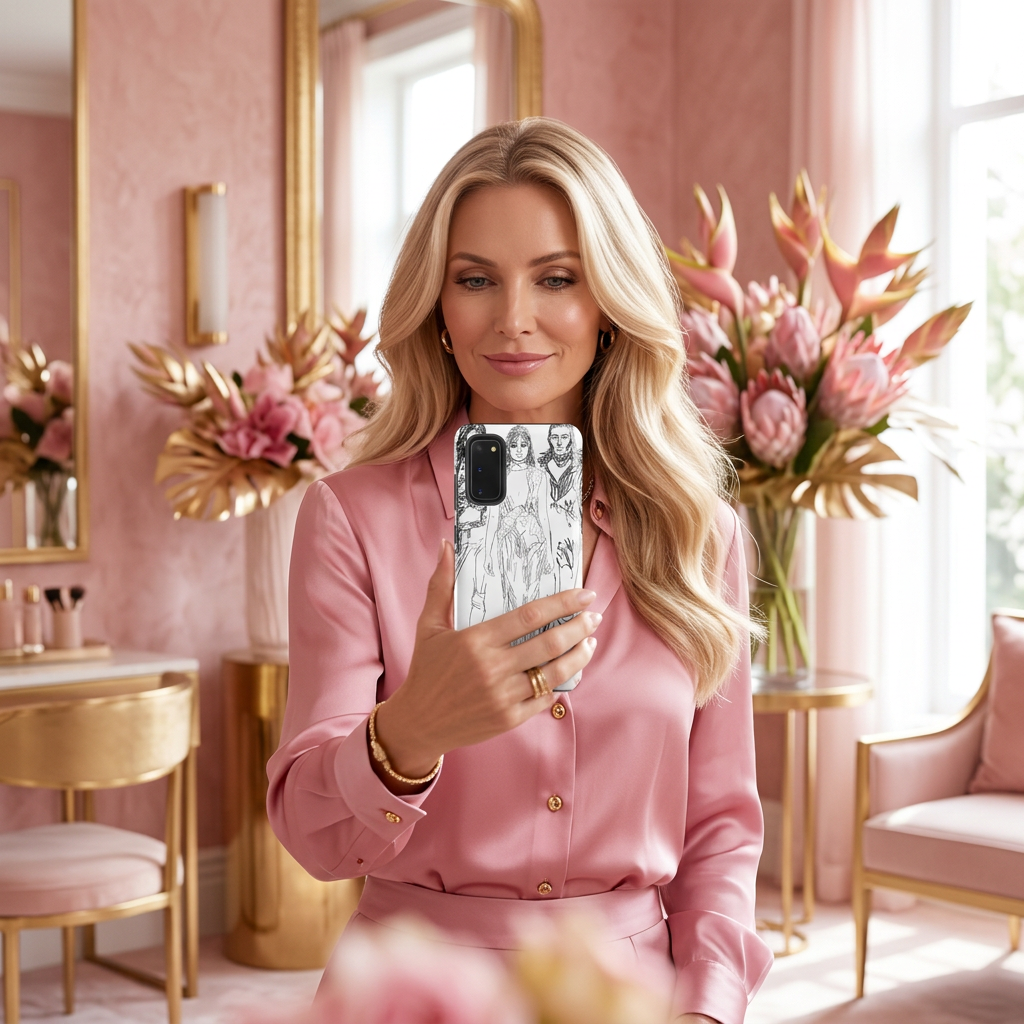 Fashion Model Illustration - Tough Case for Samsung®